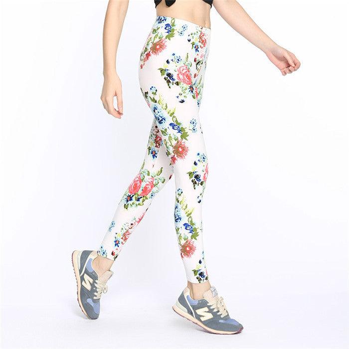 Women's Fashion Double-sided Brushed English Letters Nine-quarter Pants