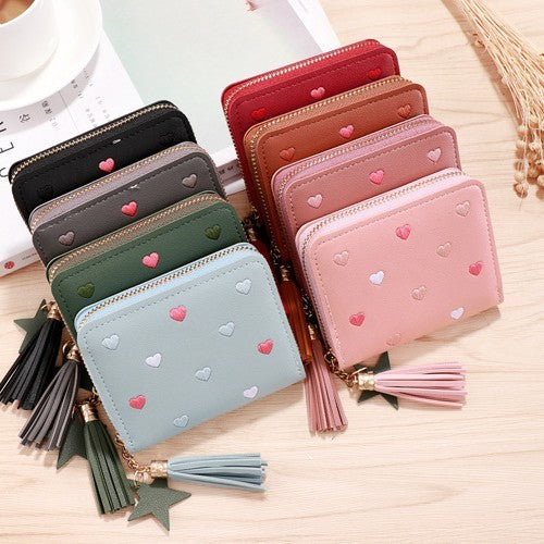 Women's Leather Card Bag Korean Version