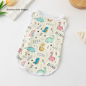 Printed Cartoon Cute Puppy's Vest Clothes