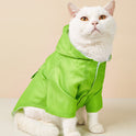 Night Reflective Stripe Cat Puppy Raincoat