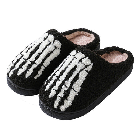 Halloween Ghost Hand Cartoon Thermal Cotton Slippers