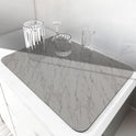 Absorbent Bowl And Plate Drying Mat Bar Counter Wash Basin Water Draining Pad Kitchen Table Table Non-slip Mat