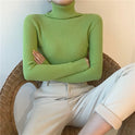 Women's Knit Sweater, Turtleneck Winter Pullover