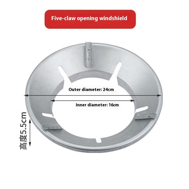 Juhuo Energy Conservation Cover Gas Cooker Accessories Windproof Home Gas Stove Bracket 8-hole Universal