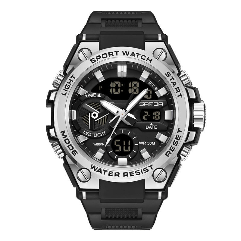 Multifunctional Outdoor Luminous Waterproof Electronic Watch