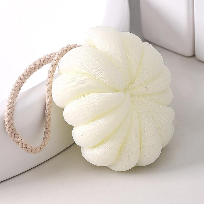 Multi-colored Pumpkin Soft Bath Flower, Rub The Bath And Rub The Back For Adults To Take A Bath, Easy To Foam And Not Loose Bath Flower Ball