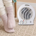 Fan Heater Portable Electric Hot Warm Air Upright Overheat Protection