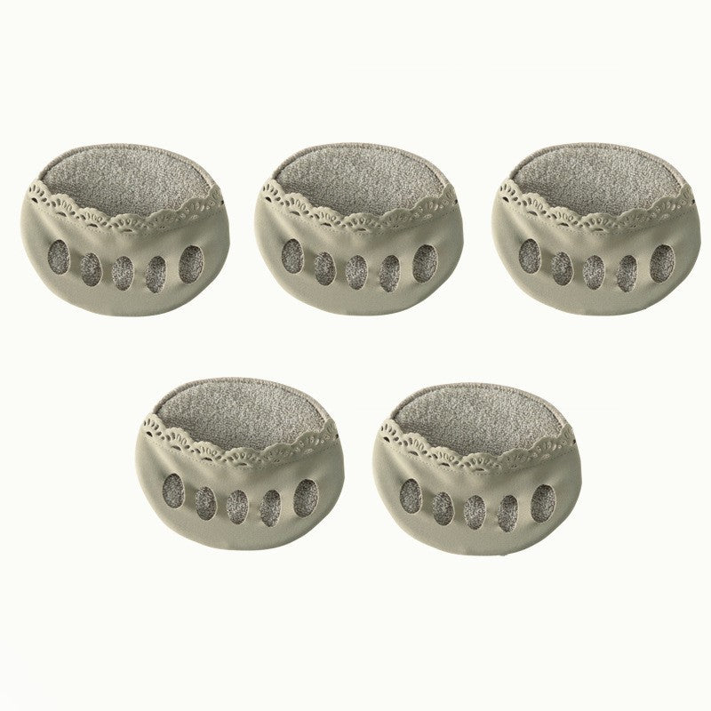 Lace Invisible Five Finger Half Soles Four Seasons Universal Non-slip Toe Socks Female