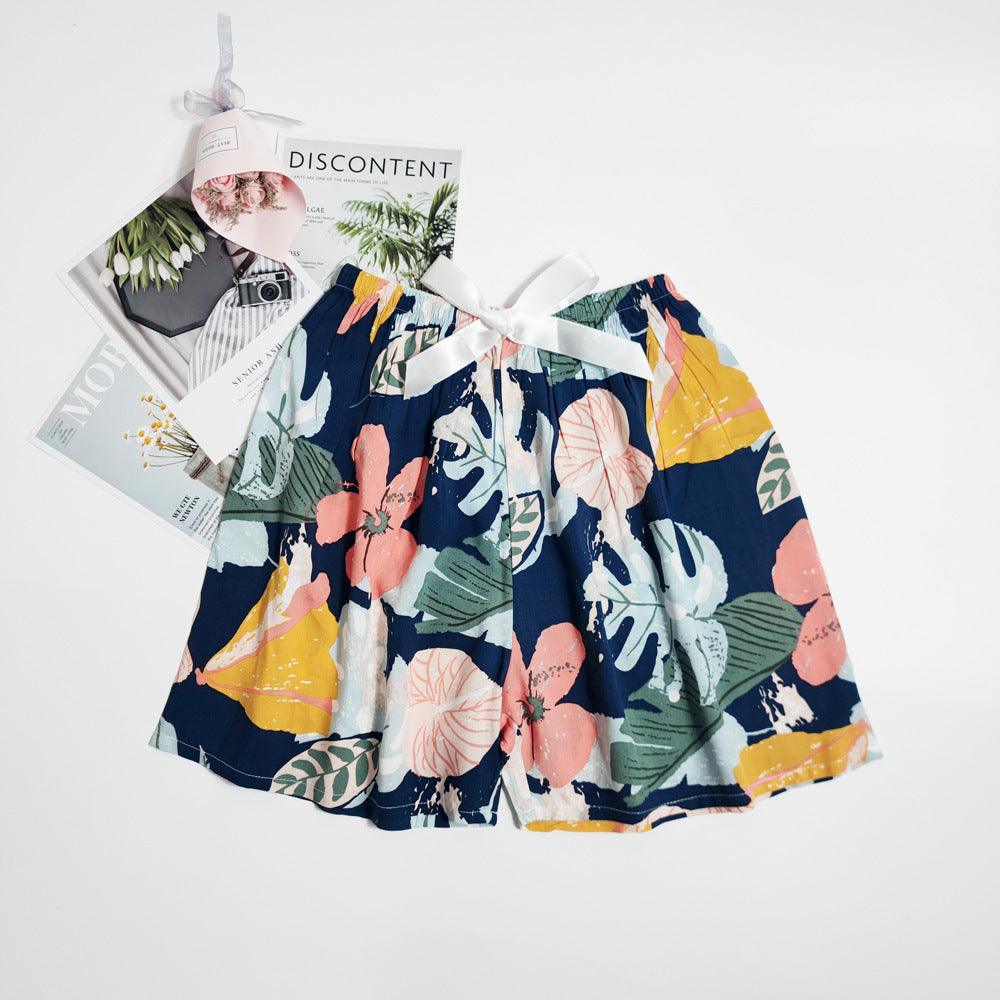 Women's Cotton Silk Shorts Plus Size Homewear Beach Pants