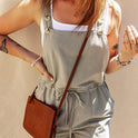 Solid Color Camisole Jumpsuit Loose Sleeveless