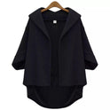 Ladies Fashion Woolen Three-quarter Sleeve Jacket