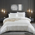 Beddings Satin Stripe Three-piece Four-piece Set