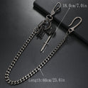 Ghost Bayonet Dagger Pendant Jeans Waist Chain