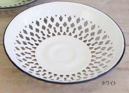 Impression Enamel Enamel Drain Tray Kitchen Drain Round Tray