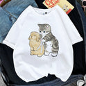 Women's Printed Cat Short Sleeve