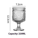 Short Foot SUNFLOWER Glass Coffee Cup Cold Extract Latte