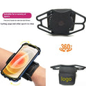 Removable Silicone Mobile Phone Armband Wrist Bag Multifunctional Arm Sleeve