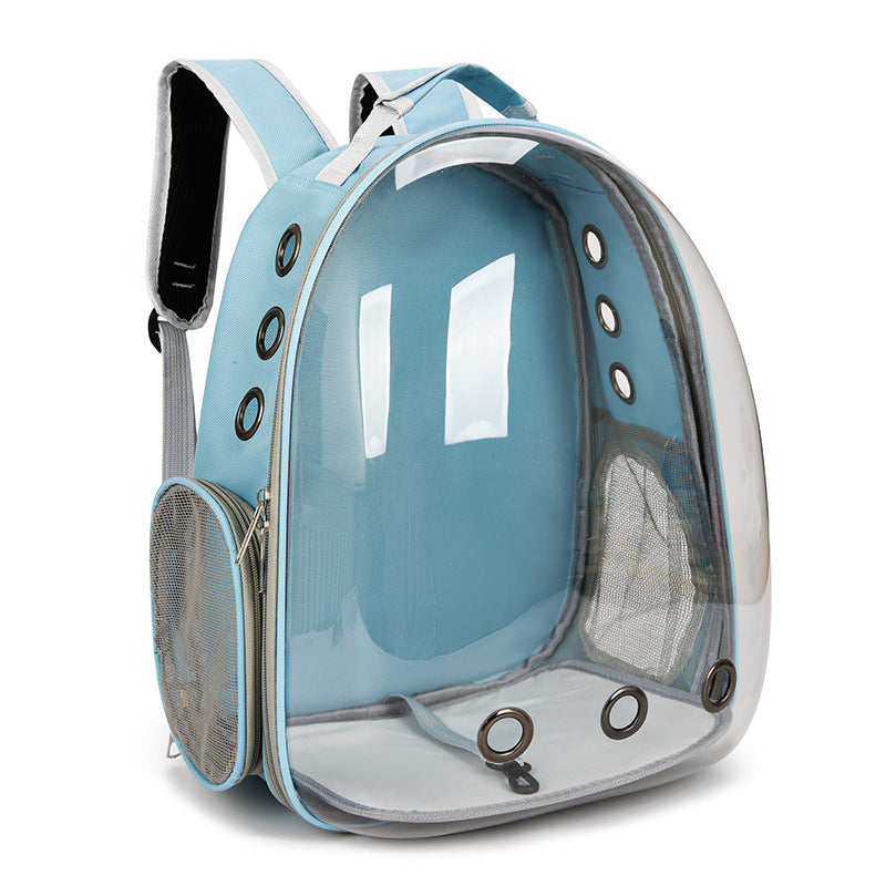 Cat bag, pet backpack for going out, portable transparent space capsule, pet bag for going out, breathable backpack for cats