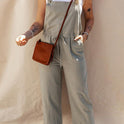 Solid Color Camisole Jumpsuit Loose Sleeveless