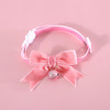 Spring Festival Christmas Velvet Hand Bow Tie Anti-suffocation Buckle