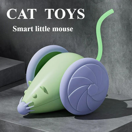 Cat Toys Interactive Electric Mouse Cat Toy Automatic Cat Teasing Stick Pet Supplies