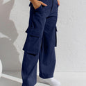 Women's Multi-pocket Workwear Loose Casual Denim Trousers