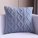 New Style Household Nordic Plain Cushion Cover Plush Warp Knitting