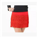 Women's SkirtLatin Dance Tassel Skirt For Women's Adult Short Skirt