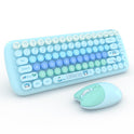 Pink Mini Cute Cartoon Wireless Keyboard And Mouse Set