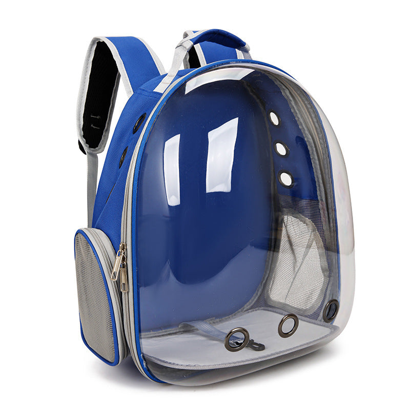 Cat bag, pet backpack for going out, portable transparent space capsule, pet bag for going out, breathable backpack for cats