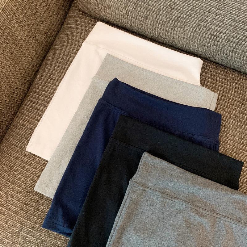 Women's Fashion High Waist Bottoming Skirt