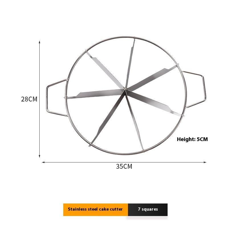Stainless Steel Cake Cutter 8-inch Pizza Pancake 6-8 People Separator