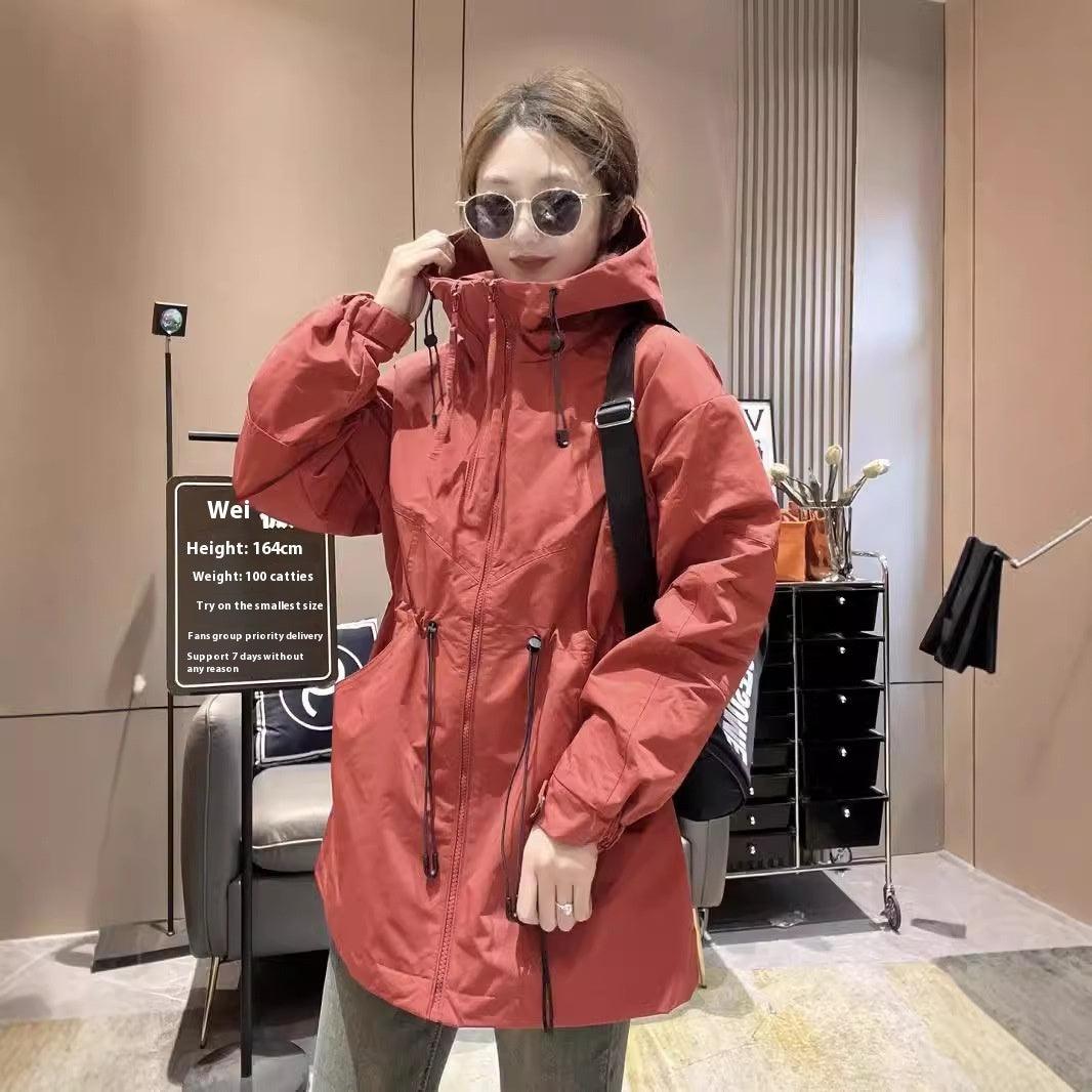 Casual Mid-length Outdoor Jacket Coat