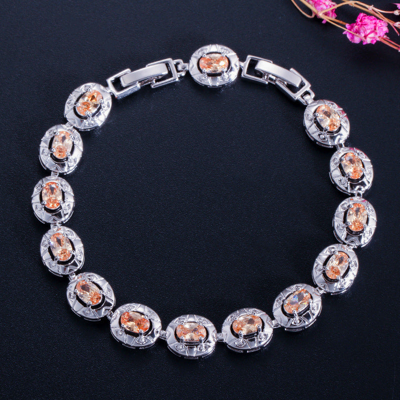 Zircon Bracelet Birthday Gift Crystal