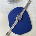 Women's Silver Bamboo Strap Watch