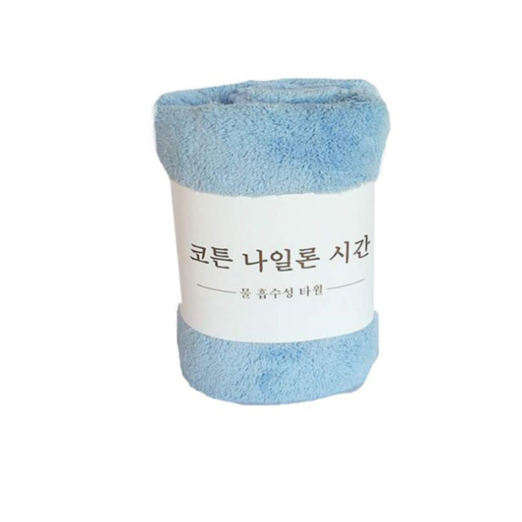 Soft Face Wash Coral Fleece Absorbent And Breathable Towel