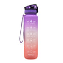 Plastic bottle frosted gradient bouncing cup water bottle sports bottle space cup travel cup