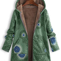 winter Amazon WISH European and American new women's clothing hooded plush shirt plush jacket