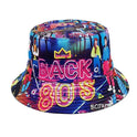 Versatile Geometric Graffiti Retro Fisherman Hat