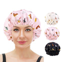 Women's Fashion Casual Butterfly Print Lace Nightcap