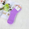 Solid Color Thick Warmth Floor Socks