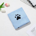 Dog Cat Quick-drying Bath Towel Soft Absorbent Coral Fleece Pet Bath Towel
