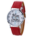 Korean version of the English pattern watch fashion ladies belt watch quartz watch