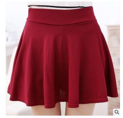 Spring and summer new Korean version of the high waist pettiskirt sun skirt anti-light safety half-length skirt explosion