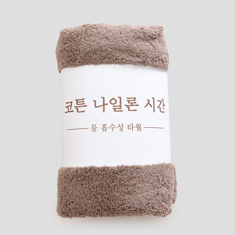 Soft Face Wash Coral Fleece Absorbent And Breathable Towel