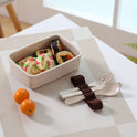 Lunch Box Bamboo Fiber Microwave Oven Bento