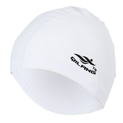 Solid color waterproof swimming cap