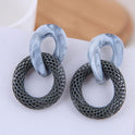 Fashion Exaggerated Acrylic Chain Earrings