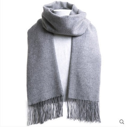 Faux Cashmere Scarf Solid Color Winter