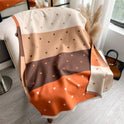 Women's Double-sided Small Love Color Matching Printed Artificial Cashmere Scarf All-matching Warm Bib Shawl